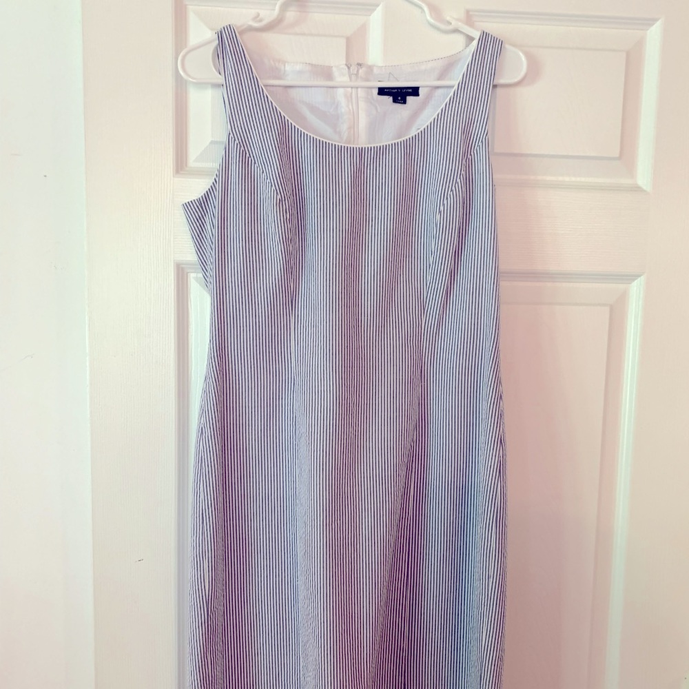 Tahari ASL Seersucker Dress Size 6